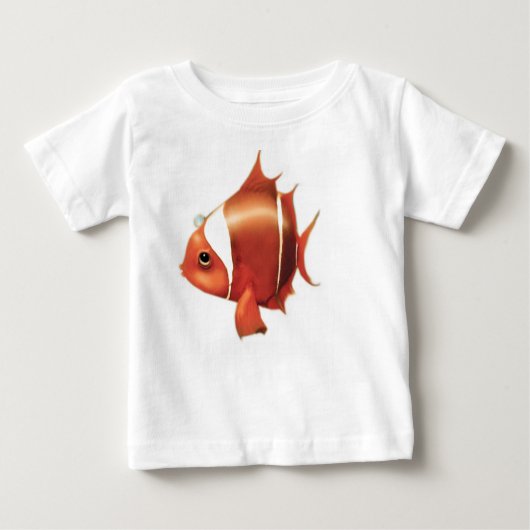 金魚のGuppieのTシャツ ベビーTシャツ (正面)