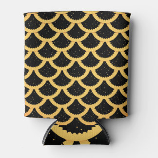 金魚はかりで測、海洋3D背景。 缶クーラー