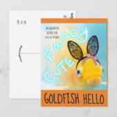 金魚はがき ポストカード (正面/裏面)