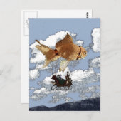 金魚はがき ポストカード (正面/裏面)