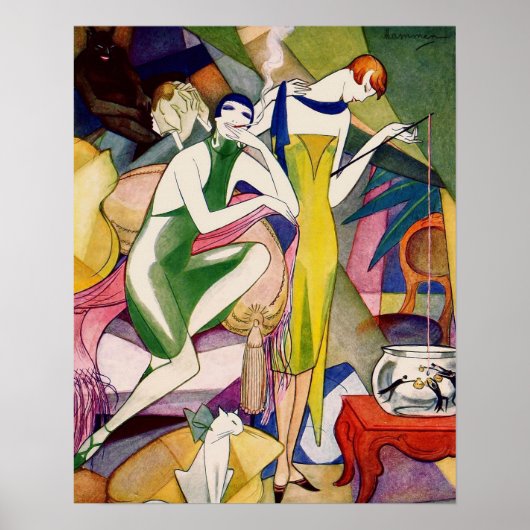 金魚を捕まえる ポスター (正面)