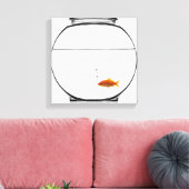 金魚を椀に盛る キャンバスプリント (インサイチュ (リビング))