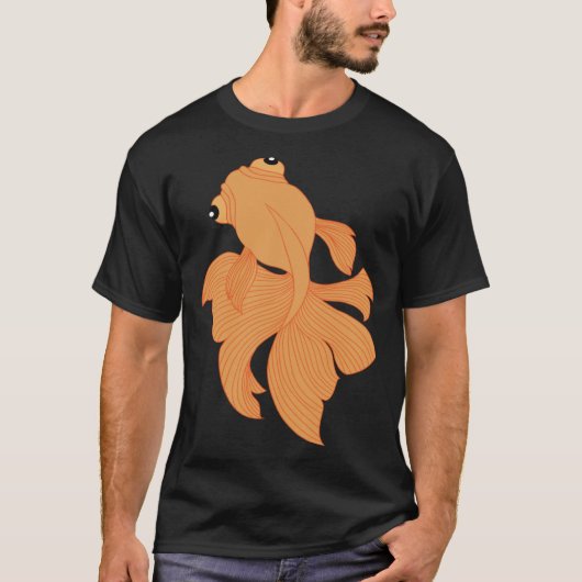 金魚オレンファンシージのフェイル彗星 Tシャツ (正面)