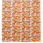 金魚カラフル シャワーカーテン (正面)