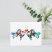 金魚キス ポストカード (スタンド正面)