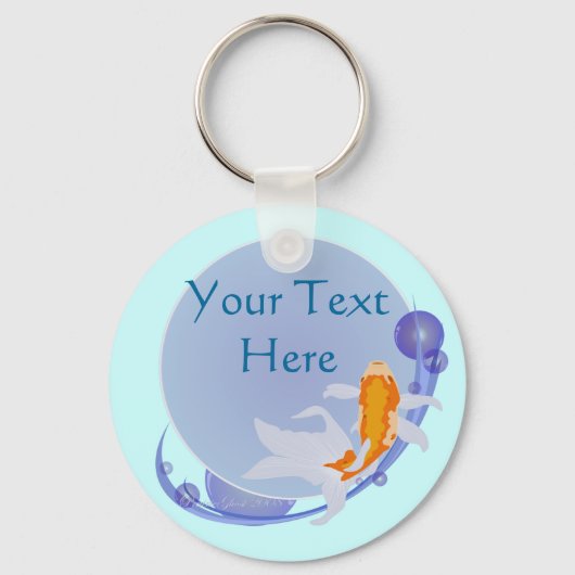 金魚キーチェーン キーホルダー (正面)