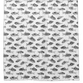 金魚シャワーカーテン シャワーカーテン (正面)