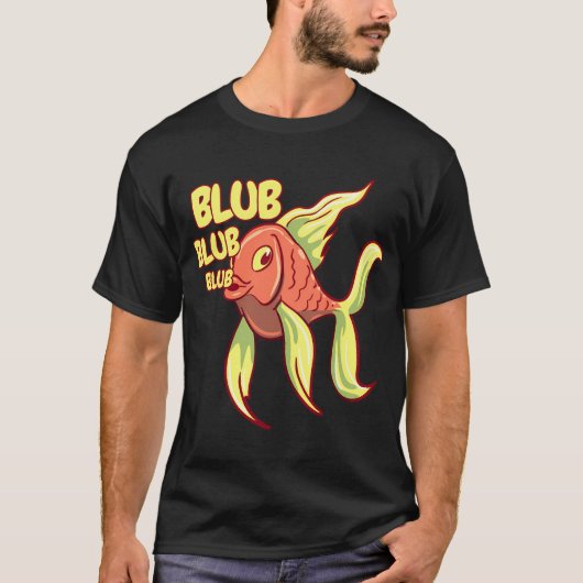 金魚ステッカーアート, デザイン Tシャツ (正面)