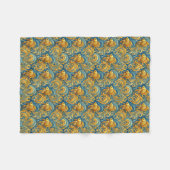 金魚デザイン毛布 フリースブランケット (正面(横))