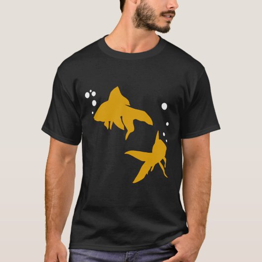 金魚パターンドンベコイ Tシャツ (正面)