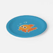 金魚パーティー ペーパープレート (アングル)