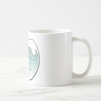金魚ボールで泳いでいる象 コーヒーマグカップ