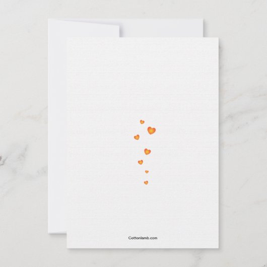 金魚ボールの結婚式のリハーサルの夕食の招待状 招待状 (裏面)