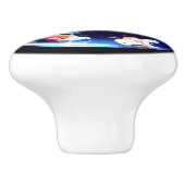 金魚ボールの陶磁器のノブ セラミックノブ (側面)