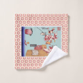 金魚尽さらいとんび バスタオルセット (ウォッシュタオル)