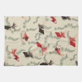 金魚日本の キッチンタオル (横)