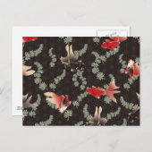 金魚日本の ポストカード (正面/裏面)