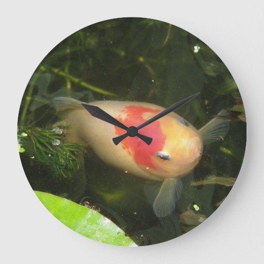 金魚時計 ラージ壁時計 (正面)
