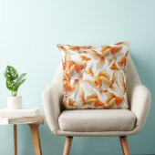 金魚柄装飾用クッション及びフリースブランケット クッション (椅子)