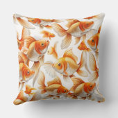 金魚柄装飾用クッション及びフリースブランケット クッション (裏面)