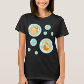金魚柄 Tシャツ (正面)