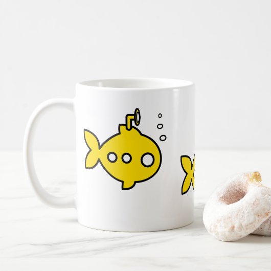 金魚潜水艦 コーヒーマグカップ (ドーナツ)