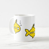 金魚潜水艦 コーヒーマグカップ (正面左)
