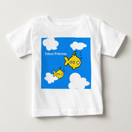 金魚潜水艦 ベビーTシャツ (正面)