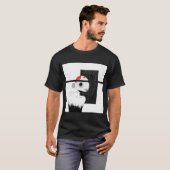 金魚男 - ホラー系デザイン Tシャツ (正面フル)