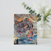 金魚竜の隠れ家はがき ポストカード (スタンド正面)