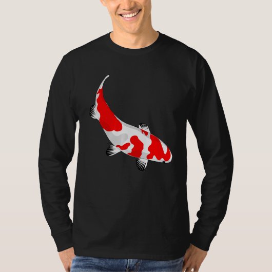 金魚芸術的コイ鯉 Tシャツ (正面)