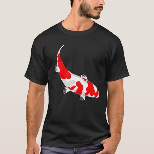 金魚芸術的コイ鯉 Tシャツ (正面)