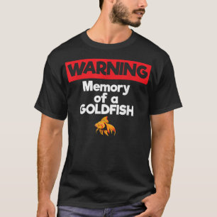 金魚警告の短期記憶 Tシャツ