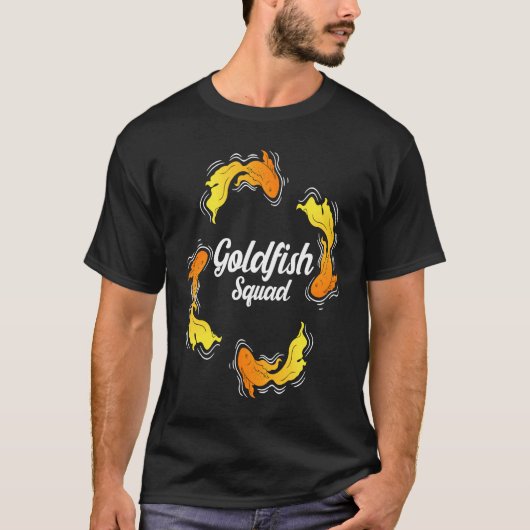 金魚部隊アクアリウム ことわざ魚 Tシャツ (正面)