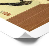 金魚鉢と猫の小原1930 ポスター (角)