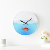 金魚鉢の時計 ラージ壁時計 (ホーム)