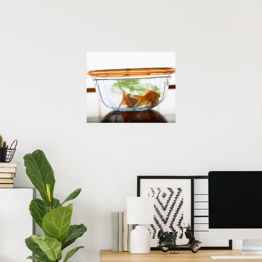 金魚鉢 ポスター (ホームオフィス)
