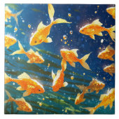 金魚陶瓦 タイル (正面)