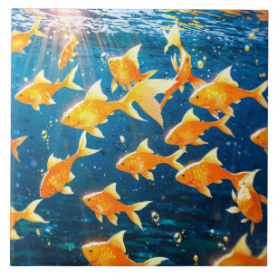 金魚陶瓦 タイル