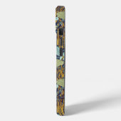 金魚類と開花ラッシュアールヌーボーフローラ Case-Mate iPhoneケース (裏面 / 左)