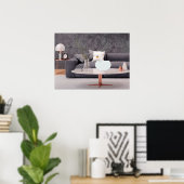 金魚飛んでいる ポスター (ホームオフィス)