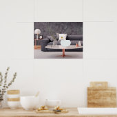 金魚飛んでいる ポスター (キッチン)