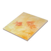 金魚2匹 タイル (側面)