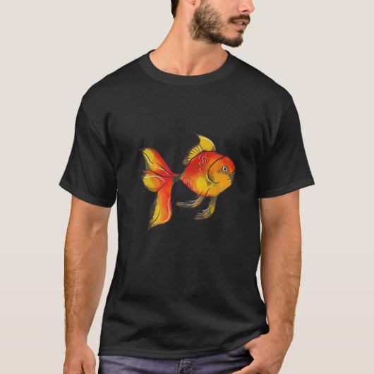 金魚 アート キンギョ コイ Tシャツ (正面)