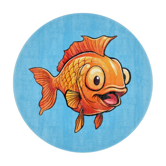 金魚 カッティングボード (正面)