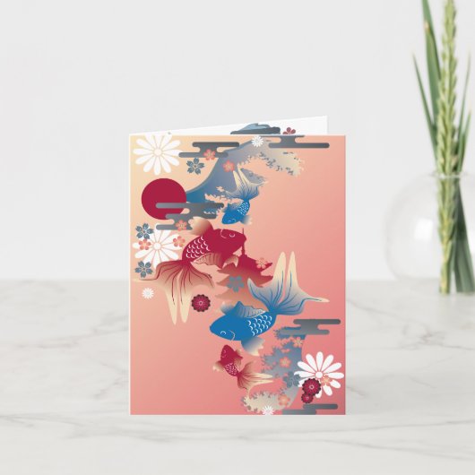 金魚 カード (正面)