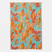 金魚 キッチンタオル (縦)