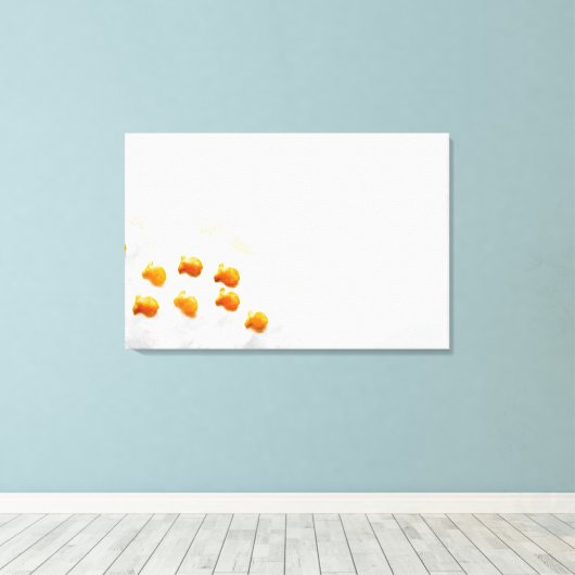 金魚 キャンバスプリント (インサイチュ (ウッドフロア))