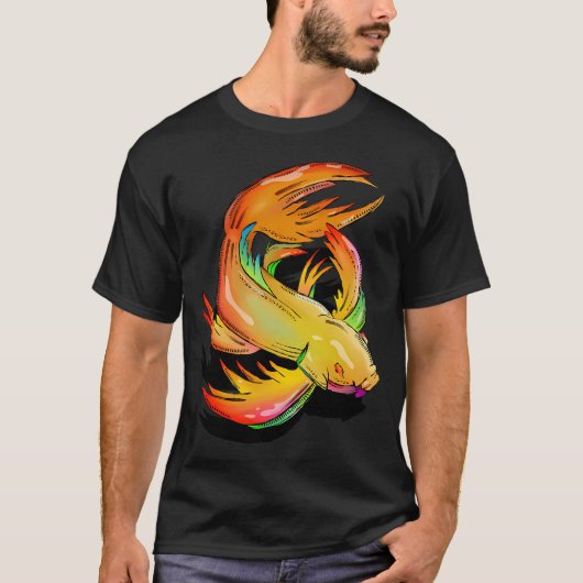 金魚 コイ Tシャツ (正面)