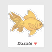 金魚 シール (シート)